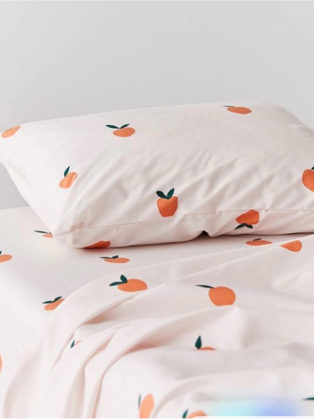 Urban outfitters uo home peaches sheet set queen novelty